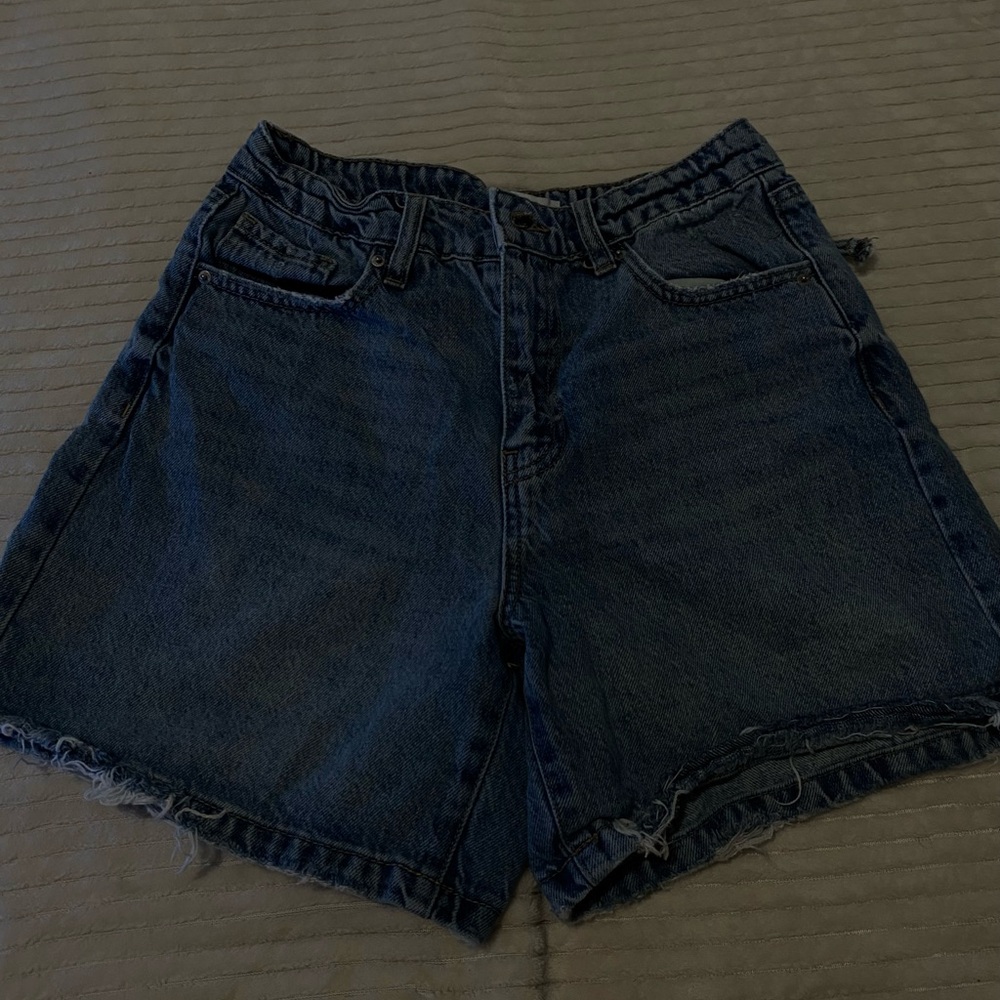Forever 21 Dark Blue Jean Shorts